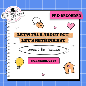 Let’s talk about FCT, Let’s rethink BST #RECORDED